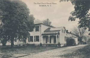 Homer, Cortland County NY, New York - The Real David Harum Home - DB