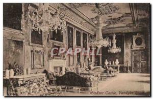 Great Britain Great Britain Postcard Old Windsor castle Vandyke room