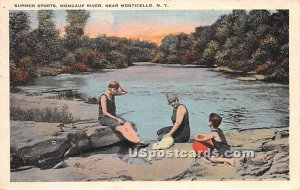 Summer Sports - Monticello, New York NY Postcard