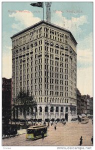 DETROIT, Michigan, PU-1912; Majestic Building, Campus Martius, Cable Cars