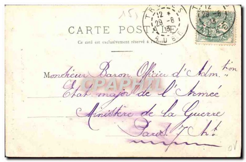 Postcard Old Troyes Jube De La Madeleine
