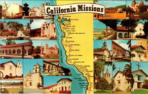 California Missions Map