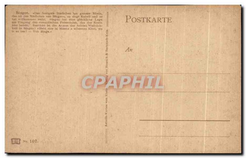 Old Postcard Bingen