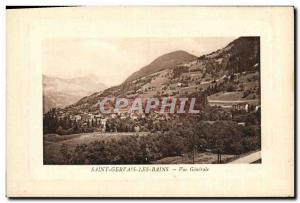 Old Postcard Saint Gervais les Bains Vue Generale