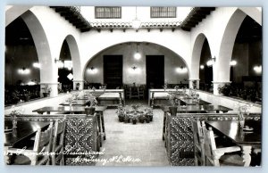 Monterrey NL Mexico Postcard Dining in Sanborns Restaurant c1930's RPPC Photo