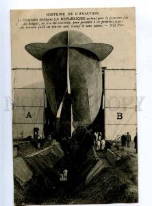 205213 FRANCE AVIATION airship REPUBLIC ND Phot postcard