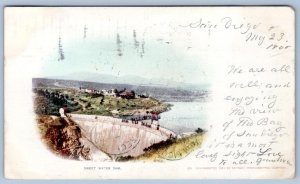 1900 SWEET WATER DAM SAN DIEGO CA to CHILLICOTHE OHIO DETROIT PUBL POSTCARD
