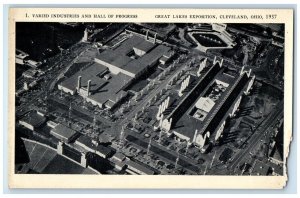 c1920's Hall Progress Great Lakes Exposition Cleveland Ohio OH Vintage Postcard