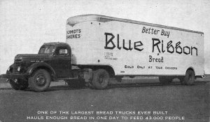 Baltimore MD Schmidt's Bakeries Largest Bread Trucks Ever Built!, Postcard