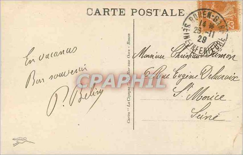 Postcard Rouen Old Courthouse