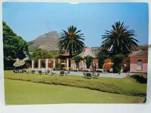 Mount Nelson Hotel Oasis Poolside Restaurant Cape Town Vtg Postcard South Africa