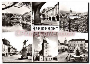 Modern Postcard Remiremont Bridge Arcades Vue Generale Monument Fountain Monu...