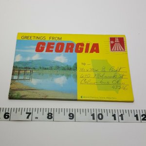 Greetings Dixie Georgia Postcard