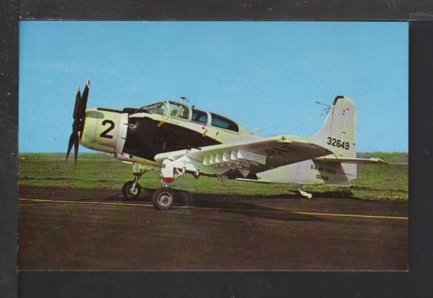 Douglas A-1E Skyraider Postcard 