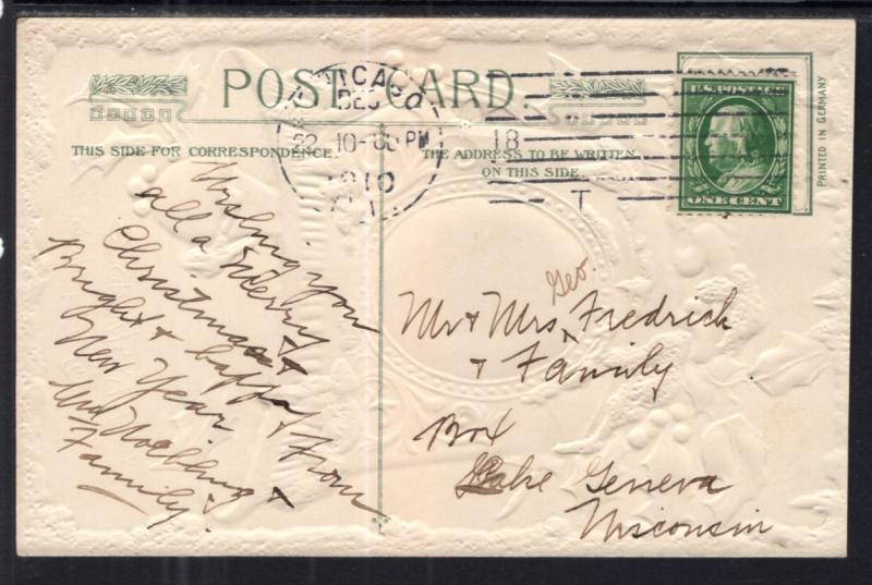 Christmas Greeting Bell Scene