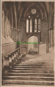 Somerset Postcard - Wells Cathedral, Steps To Chapter House  RS27691