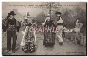 Old Postcard Breton Folklore Dance The Jambadao