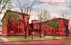Postcard Springfield Hospital and Training School Springfield, Illinois~138449