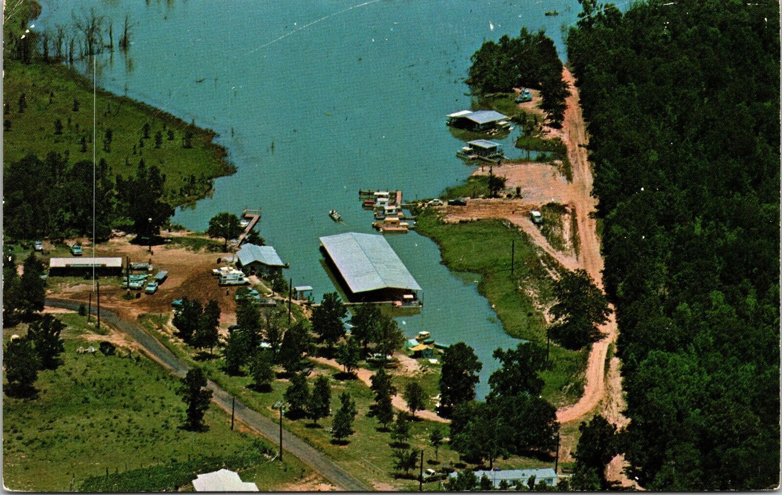 Fishermans Wharf Marina Cedar Creek Lake Malakoff Texas Tx Marina View Postcard United States