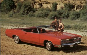 Auto Car 1969 Ford XL Convertible Promo Advertising Postcard