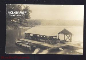 RPPC VERSAILLES MISSOURI CAPE VIEW RESORT VINTAGE MO. REAL PHOTO POSTCARD