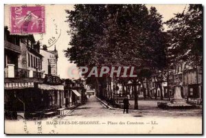 Old Postcard Bagneres de Bigorre Square Coustous