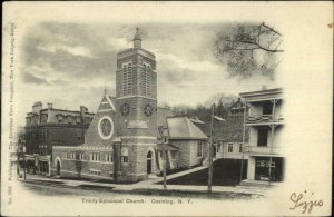 Ossining on Hudson NY Trinity Episcopal Church c1905 Postcard