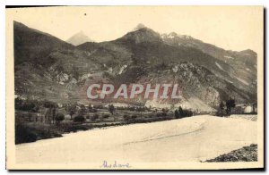 Old Postcard Modane view of the Arc and the District Loutroy