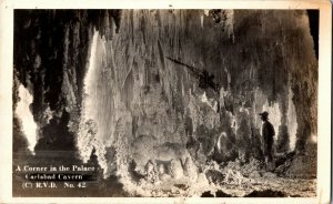 RPPC Corner in the Palace, Carlsbad Caverns NM Vintage Postcard K22