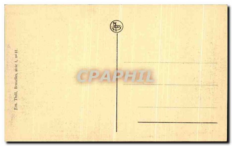 Old Postcard Brussels Manncken Pls