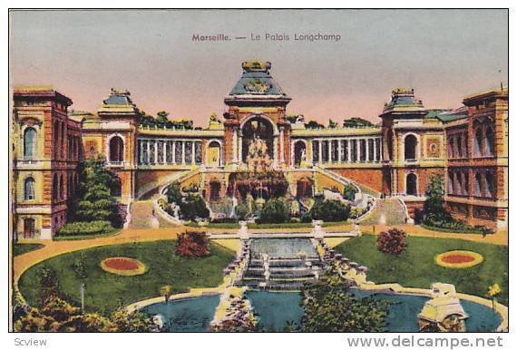 Le Palais Longchamp, Marseille (Bouches-du-Rhône), France, 1900-1910s