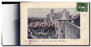 Old Postcard Cite De Carcassonne Tower & # 39inquisition and Lower Town