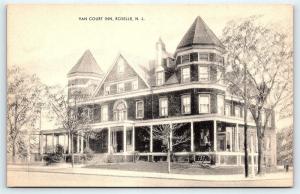 Postcard NJ Roselle Van Court Inn Hotel near Elizabeth  #2 A10