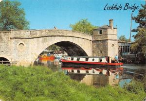 BR82438 lechlade bridge river thames  uk