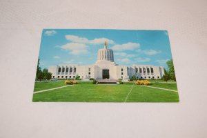 Oregon's State Capitol at Salem Postcard Oregon State Highway Department