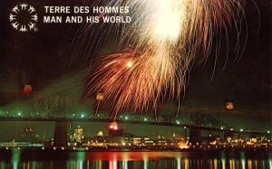 Canada - Quebec, Montreal. Expo '67 Fireworks