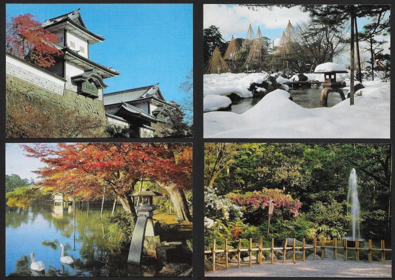 JAPAN (54) view postcards ALL Unused print shop fresh c1960s