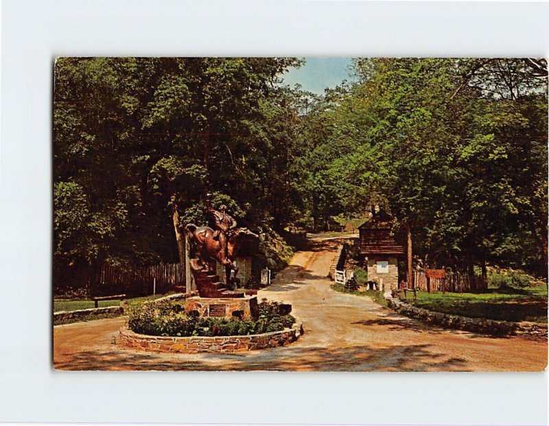 Postcard The Statue, Putnam Memorial State Park, Connecticut