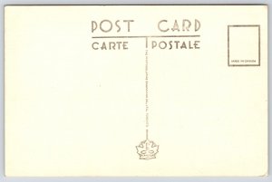 Un Paquebot Filant Sous Le Pont De Quebec Canada Ocean Liner Clearing Postcard