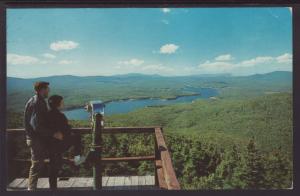 View From Summit Lodge,Mt Snow,VT Postcard BIN