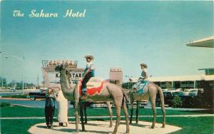 Hotel Sahara Las Vegas Nevada 1950s Postcard Scott Western Resort 69