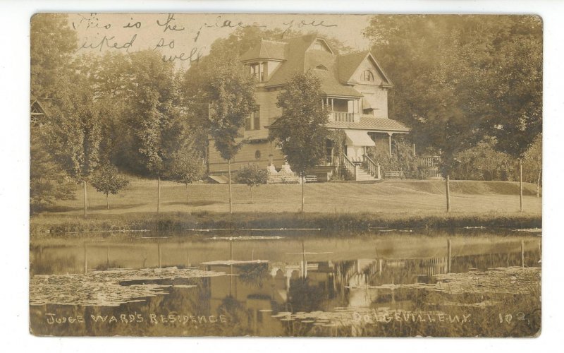 NY - Dolgeville. Judge Ward's Residence     *RPPC