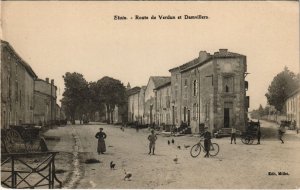 CPA Etain - Route de Verdun et Damvillers (118619)