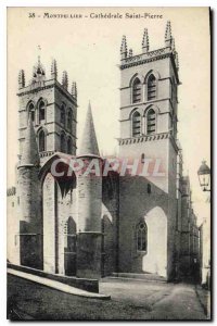 Old Postcard MONTPELLIER Cathedrale Saint Pierre