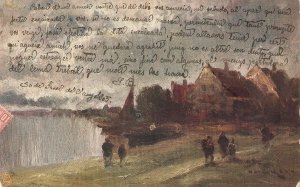 Prof. van Hier. Oil Sketches Tuck Oilette Connoisseur Ser. PC # 2575