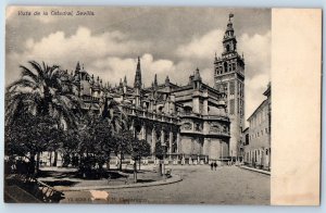 Seville Andalusia Spain Postcard View of the Cathedral c1910 Antique Unposted