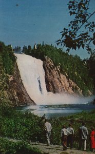 Postcard Les Chutes Montmorency Quebec Montmorency Falls Canada