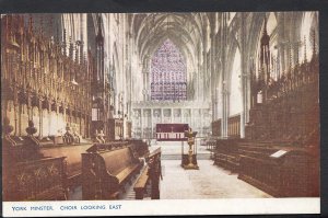 Yorkshire Postcard - York Minster Choir Looking East  RS3870