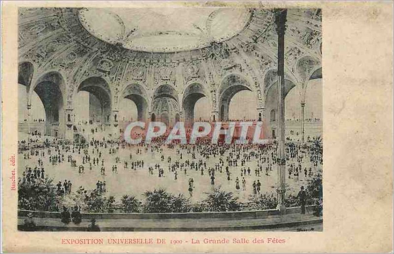 Old Postcard 1900 World's Fair The Big Salle des Fetes