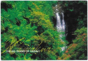 US Mint. Hawaii - Hamakua - The Big Island. Waterfall. Mint card & beautiful.